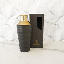 Load image into Gallery viewer, CLINQ- LEATHER &amp; BRASS COCKTAIL SHAKER
