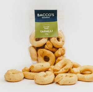 Bacco’s Bakeries- FENNEL SEED TARALLI 100gm