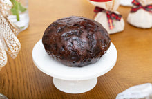 Load image into Gallery viewer, The Pudding Lady- NO ADDED SUGAR + GLUTEN-FREE Christmas Pudding- Round In Cloth
