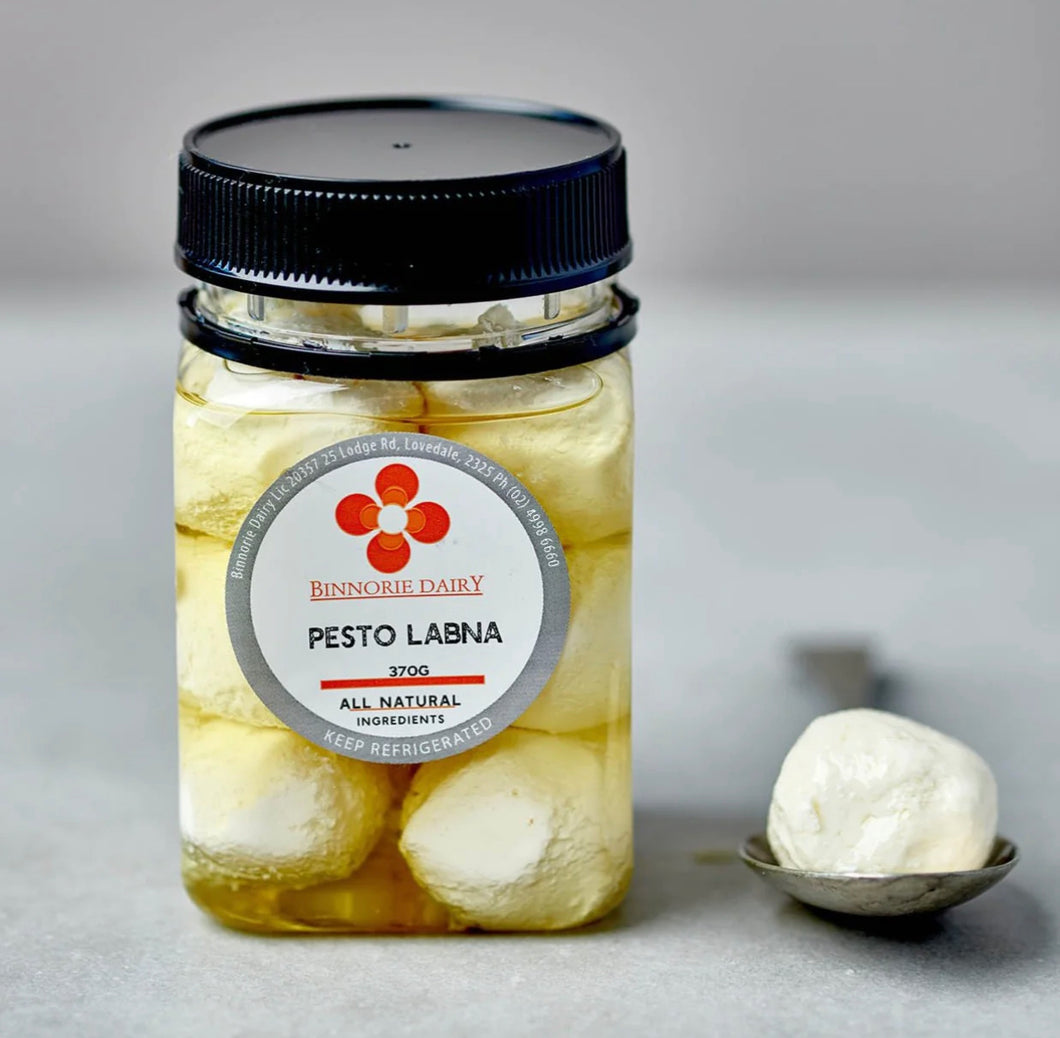 Binnorie Dairy- PESTO LABNA 370gm (local pick up & delivery only)