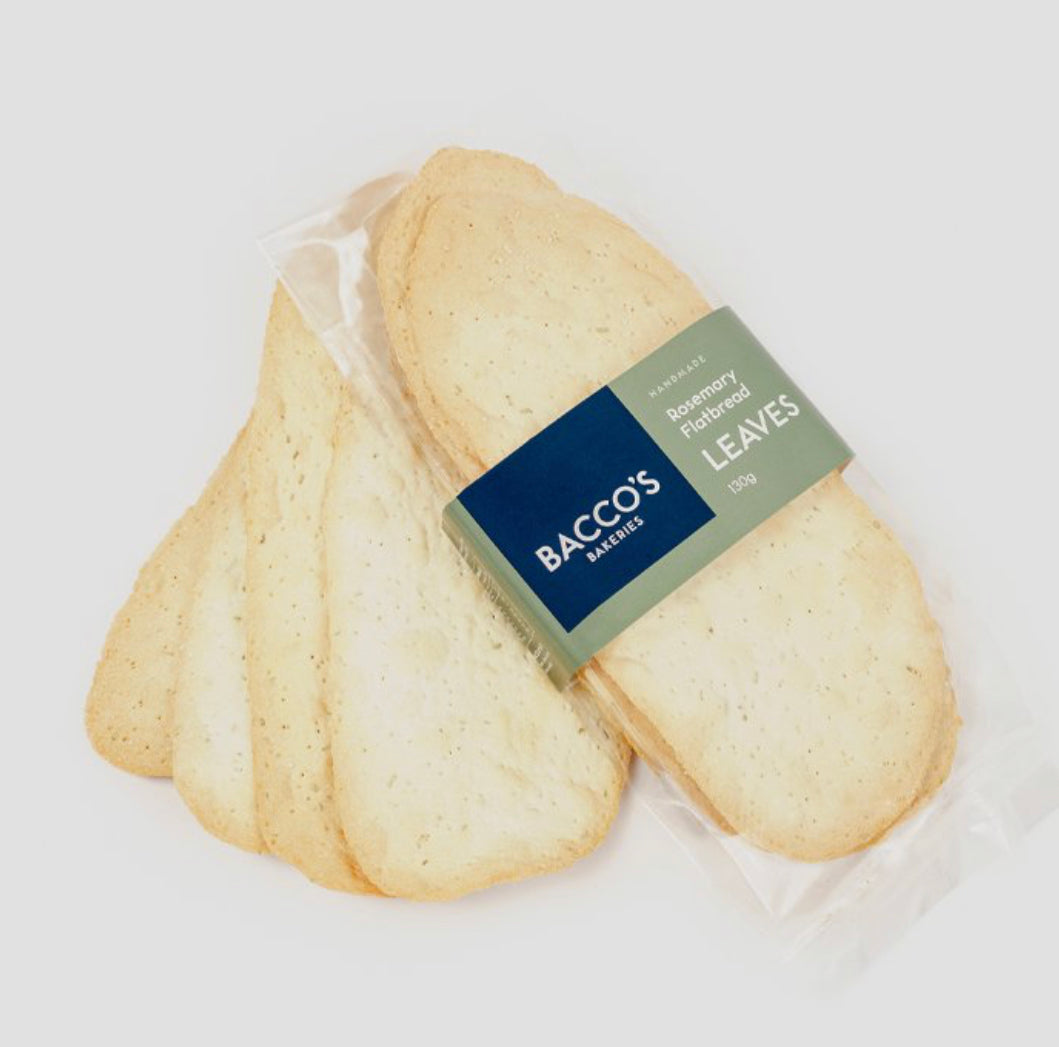 Bacco’s Bakeries- ROSEMARY FLATBREAD LEAVES 130gm