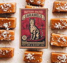 Load image into Gallery viewer, Pepe Saya Buttery- BUTTERY SALTED CARAMELS 80gm- 10 x Bon Bons

