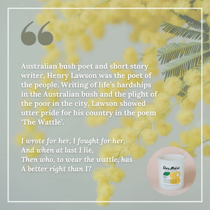 Clare Makes- HENRY: THE WATTLE CANDLE