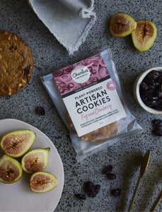 Charlie’s- ON THE GO ARTISAN COOKIES- PLANT-POWERED FIG & CRANBERRY VEGAN/GF 50gm Indi