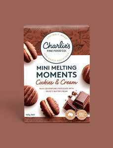 Charlie’s- MELTING MOMENTS COOKIES & CREAM