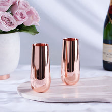 Load image into Gallery viewer, CLINQ- COPPER STEMLESS CHAMPAGNE FLUTES
