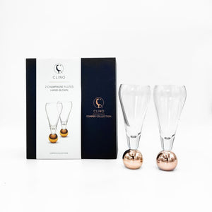 CLINQ- STEMLESS CHAMPAGNE GLASSES