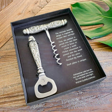 Load image into Gallery viewer, CLINQ- CARVED HANDLE CORKSCREW SET
