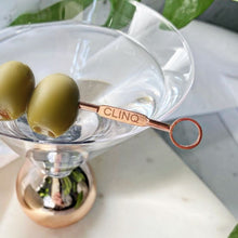 Load image into Gallery viewer, CLINQ- COPPER COCKTAIL PICKS

