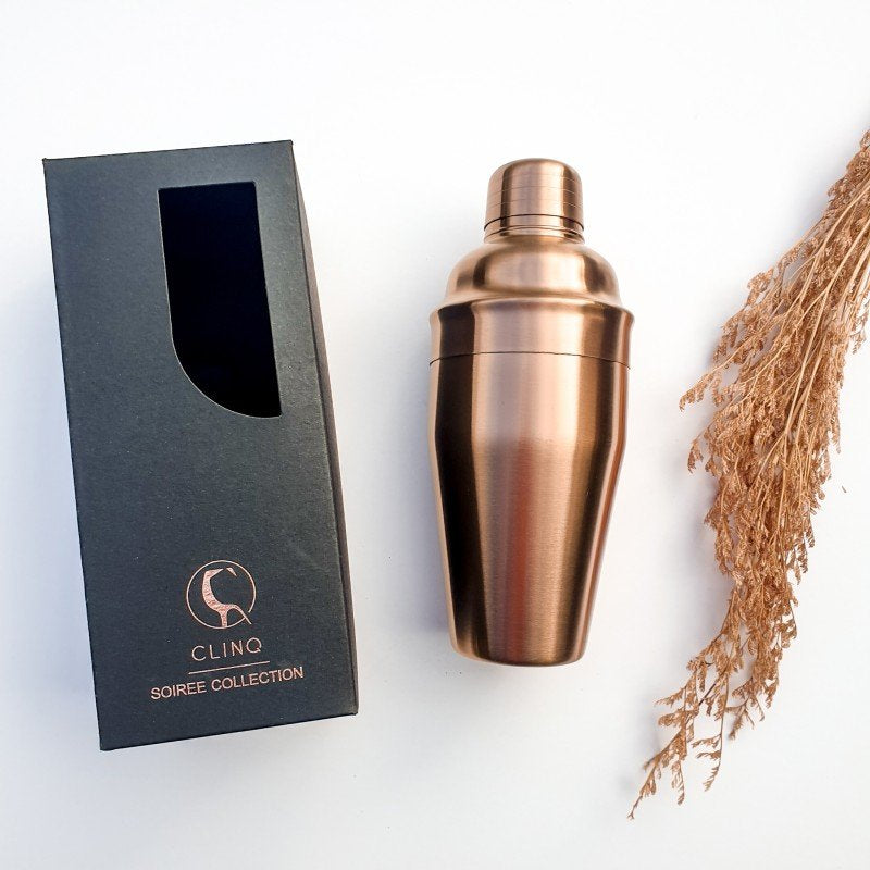 CLINQ- COPPER COCKTAIL SHAKER
