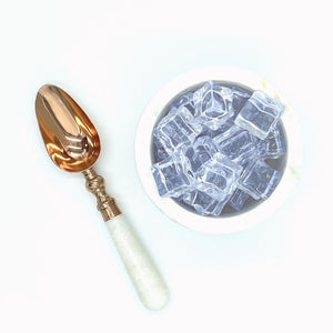 CLINQ- COPPER MARBLE ICE SCOOP