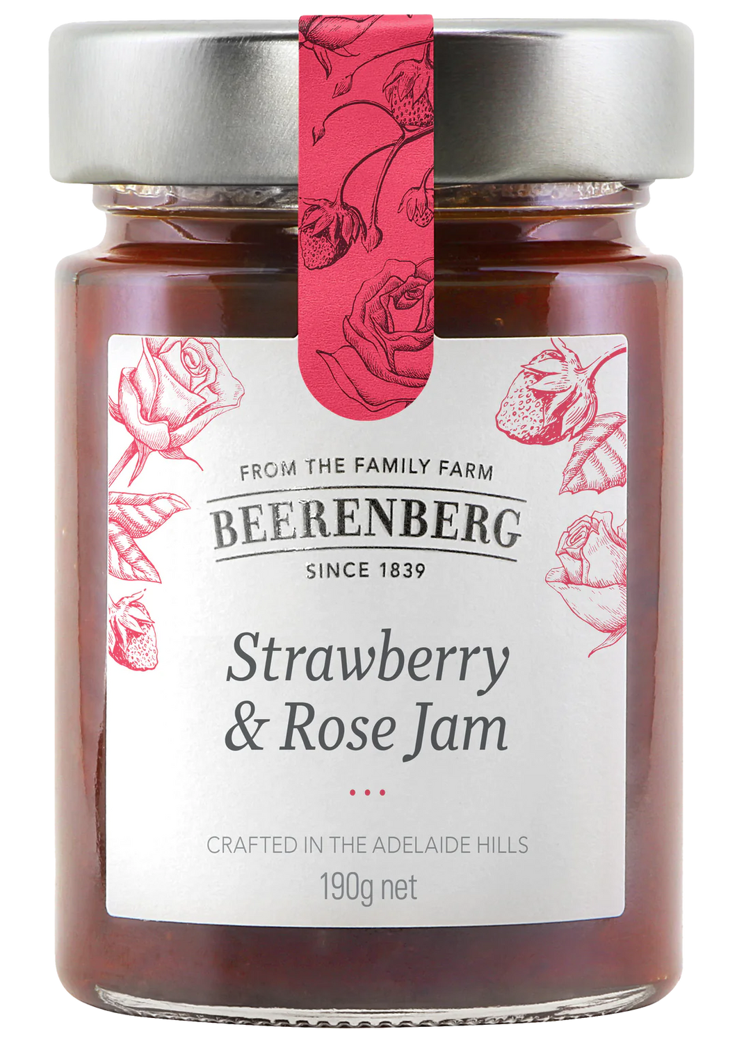 Beerenberg- STRAWBERRY & ROSE JAM