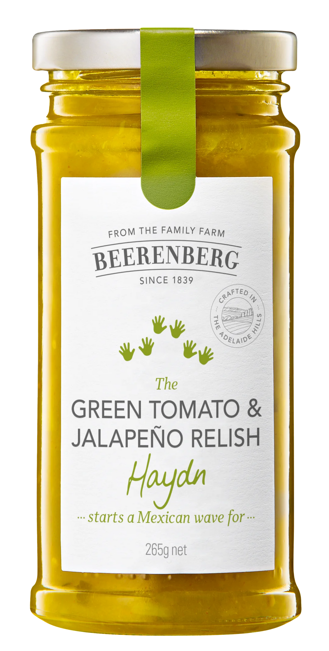 Beerenberg- GREEN TOMATO & JALAPEÑO RELISH