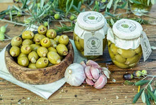 Load image into Gallery viewer, Stubborn Olive- GARLIC FILLED OLIVES
