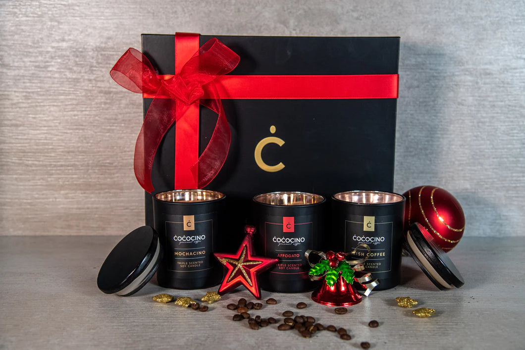 Cococino- CHRISTMAS COFFEE CANDLES HAMPER