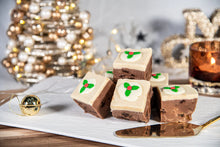 Load image into Gallery viewer, Cococino- CHRISTMAS PUDDING &amp; WHITE CHOCOLATE FUDGE 300gm
