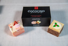 Load image into Gallery viewer, Cococino- XMAS DUO- CHRISTMAS PUDDING FUDGE &amp; CANDY CANE FUDGE
