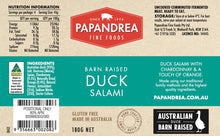 Load image into Gallery viewer, Papandrea- SALAME PICCOLO DUCK SALAMI
