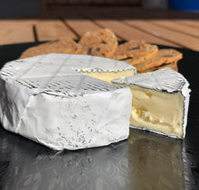 Load image into Gallery viewer, Hunter Belle Dairy Co.- ASH BRIE 140gm (local pick up &amp; delivery only)

