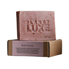 Load image into Gallery viewer, Planet Luxe- ARTISAN CRAFTED SOAP ROSE PETAL 130gm

