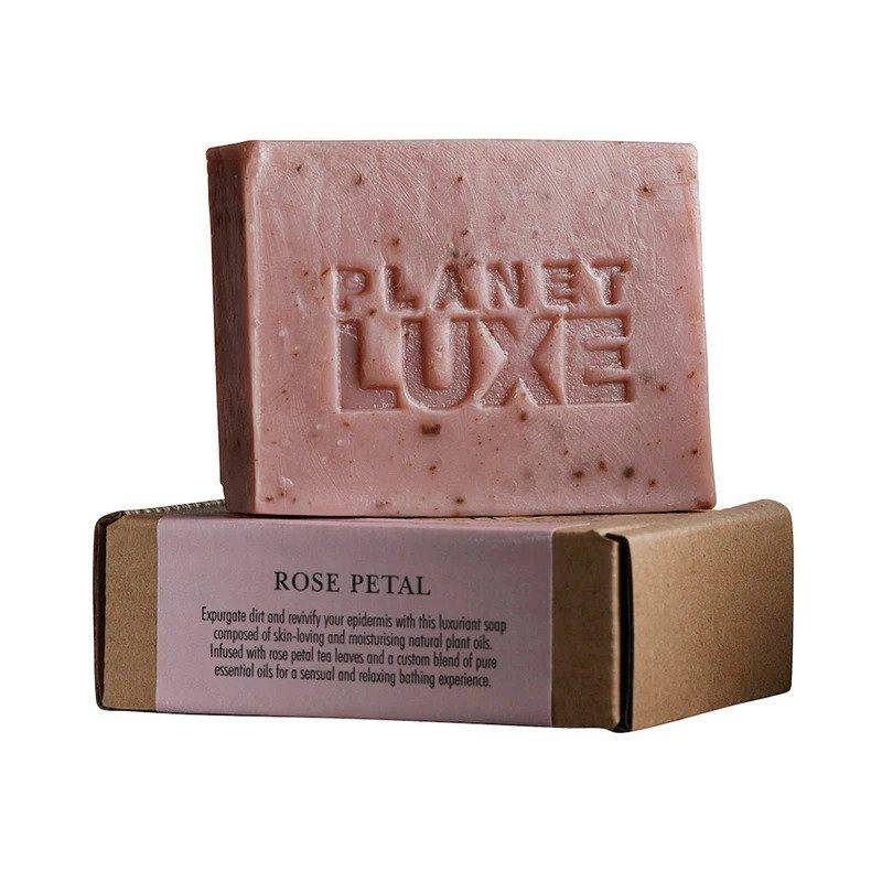 Planet Luxe- ARTISAN CRAFTED SOAP ROSE PETAL 130gm