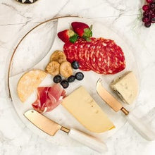 Load image into Gallery viewer, CLINQ- COPPER &amp; MARBLE CHEESE BOARD
