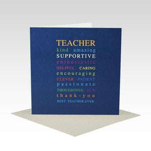 Rhicreative- TEACHER CARD