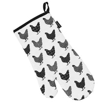 Load image into Gallery viewer, MY HYGGE HOME- OVEN MITT- CHARMING CHOOKS
