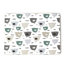 Load image into Gallery viewer, MY HYGGE HOME- PLACEMATS- CHIRPY BIRDS SET 4
