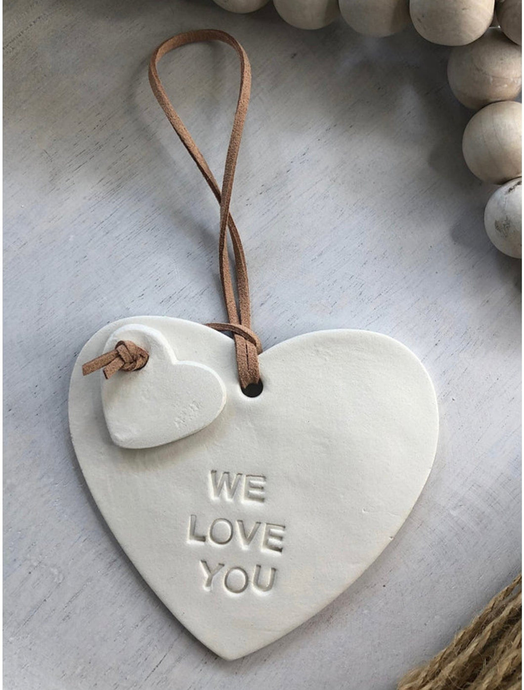 Home Marketplace- WE LOVE YOU HEART- WITH TINY HEART