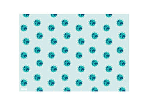 Turquoise Creative- Gift wrapping paper sheet (A2)- PLANET LOVE
