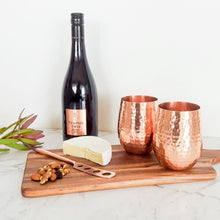 Load image into Gallery viewer, CLINQ- STEMLESS COPPER HAMMERED GLASSES
