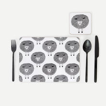 Load image into Gallery viewer, MY HYGGE HOME- PLACEMATS- SNOOZY SHEEP SET 4
