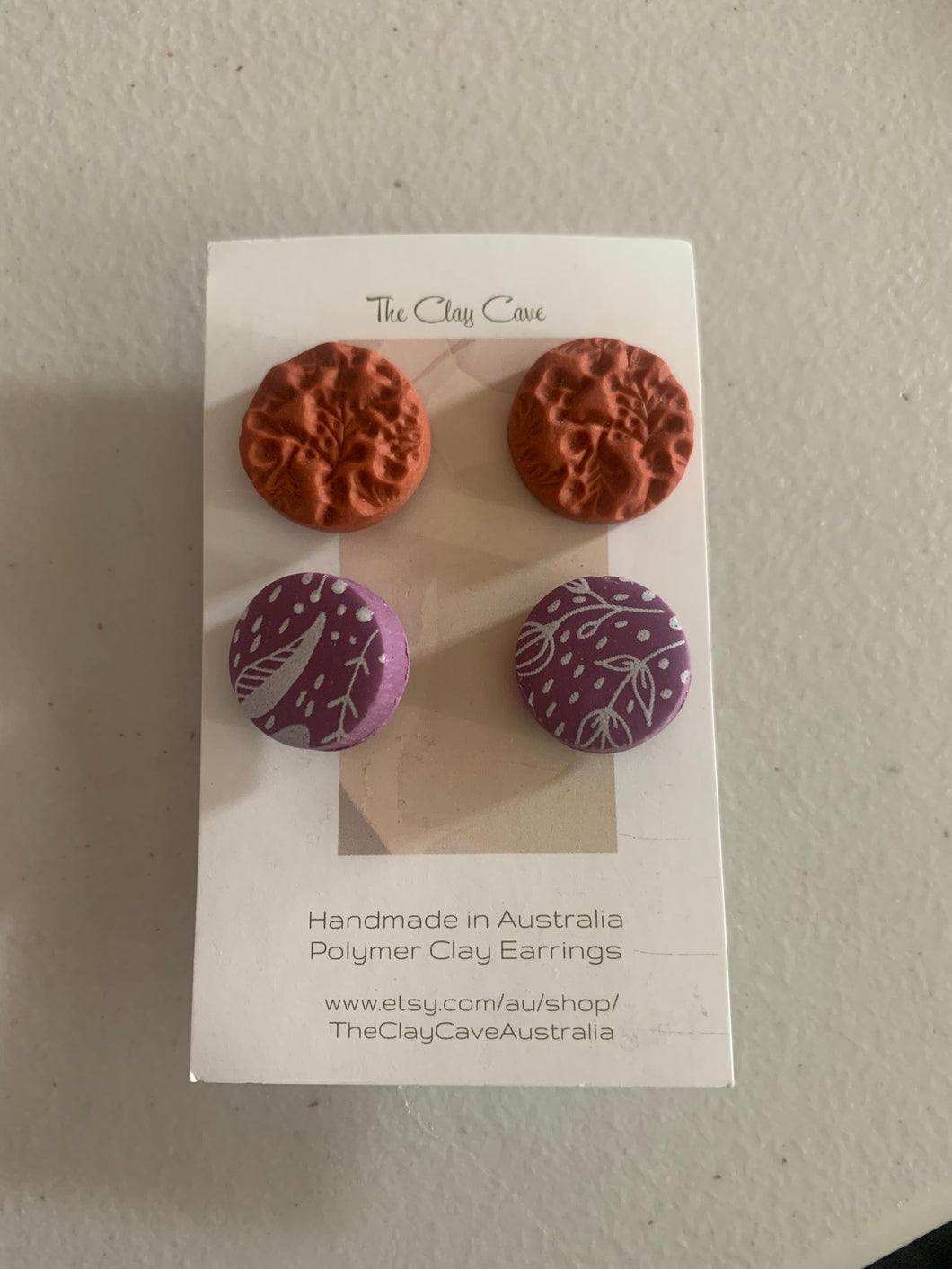 The Clay Cave- STUDS 2PK C
