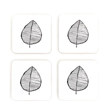Load image into Gallery viewer, MY HYGGE HOME- COASTERS- LUSH LEAF SET 4
