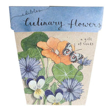 Load image into Gallery viewer, Sow n Sow- Culinary Flowers Gift of Seeds
