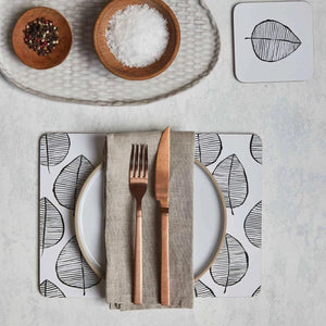 MY HYGGE HOME- PLACEMATS- LUSH LEAF SET 4