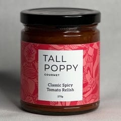 Tall Poppy Gourmet- CLASSIC SPICY TOMATO RELISH