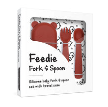 Load image into Gallery viewer, We Might Be Tiny- FEEDIE FORK &amp; SPOON SET
