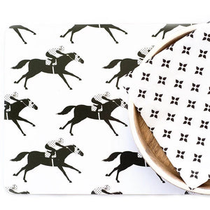 MY HYGGE HOME- PLACEMATS- RACEHORSE SET 4