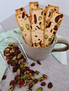 Green Whisk- Cranberry and Pistachio Flavoured Bread