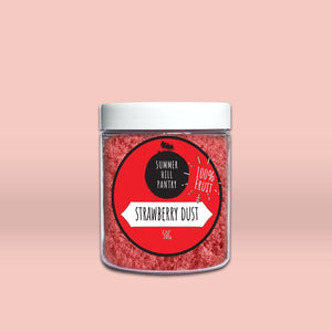 Summer Hill Pantry- FRUIT SPRINKLES STRAWBERRY DUST (Freeze-dried Powder) 50gm